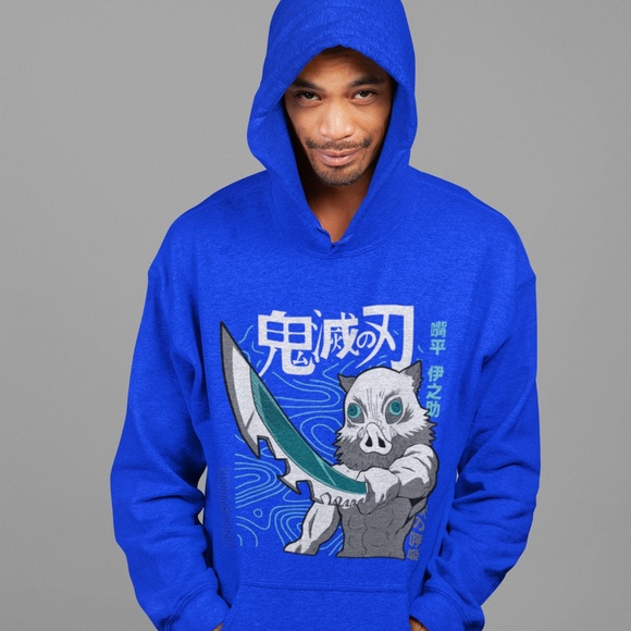 INOSUKE:: UNISEX CUSTOM HOODIE - Picture 3 of 4